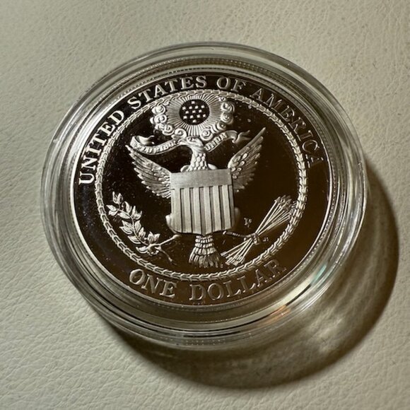 2008 Bald Eagle Commemorative Silver Dollar Proof w/COA Box - Picture 10 of 10